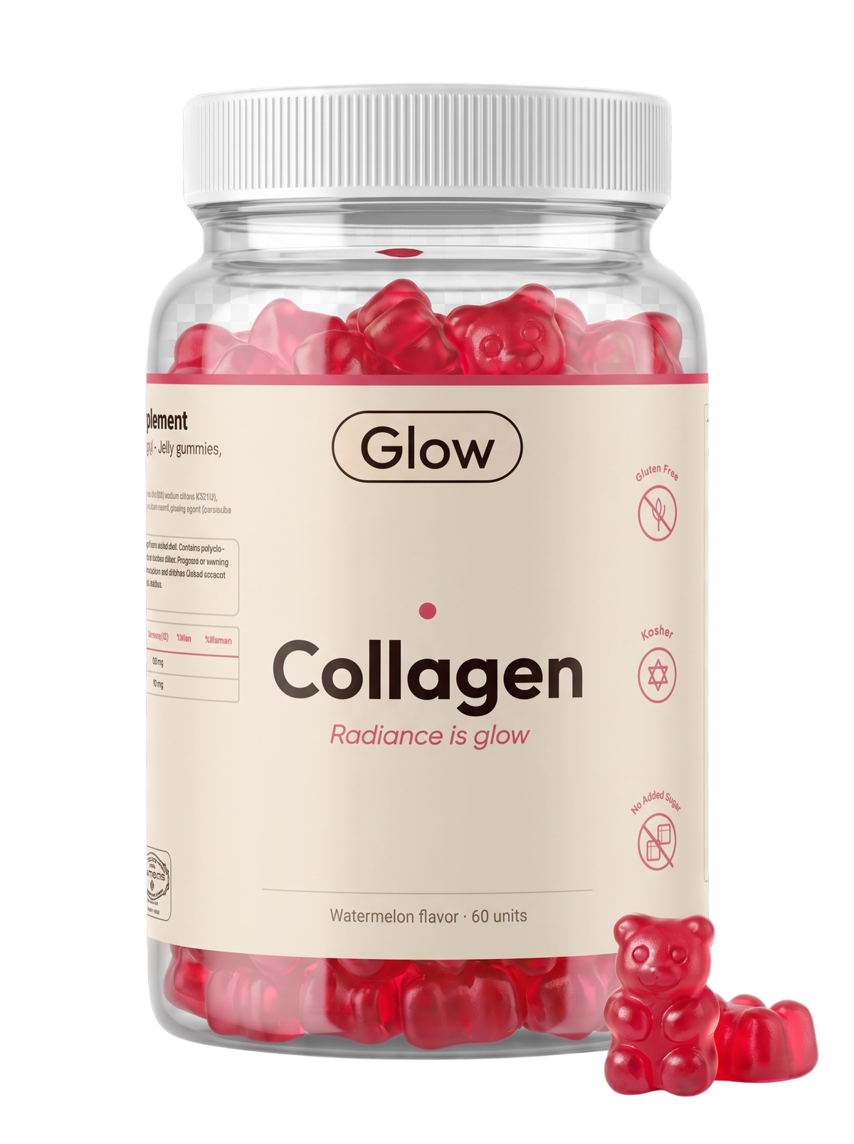 GLOW COLLAGEN · קולגן + חומצה היאלורונית