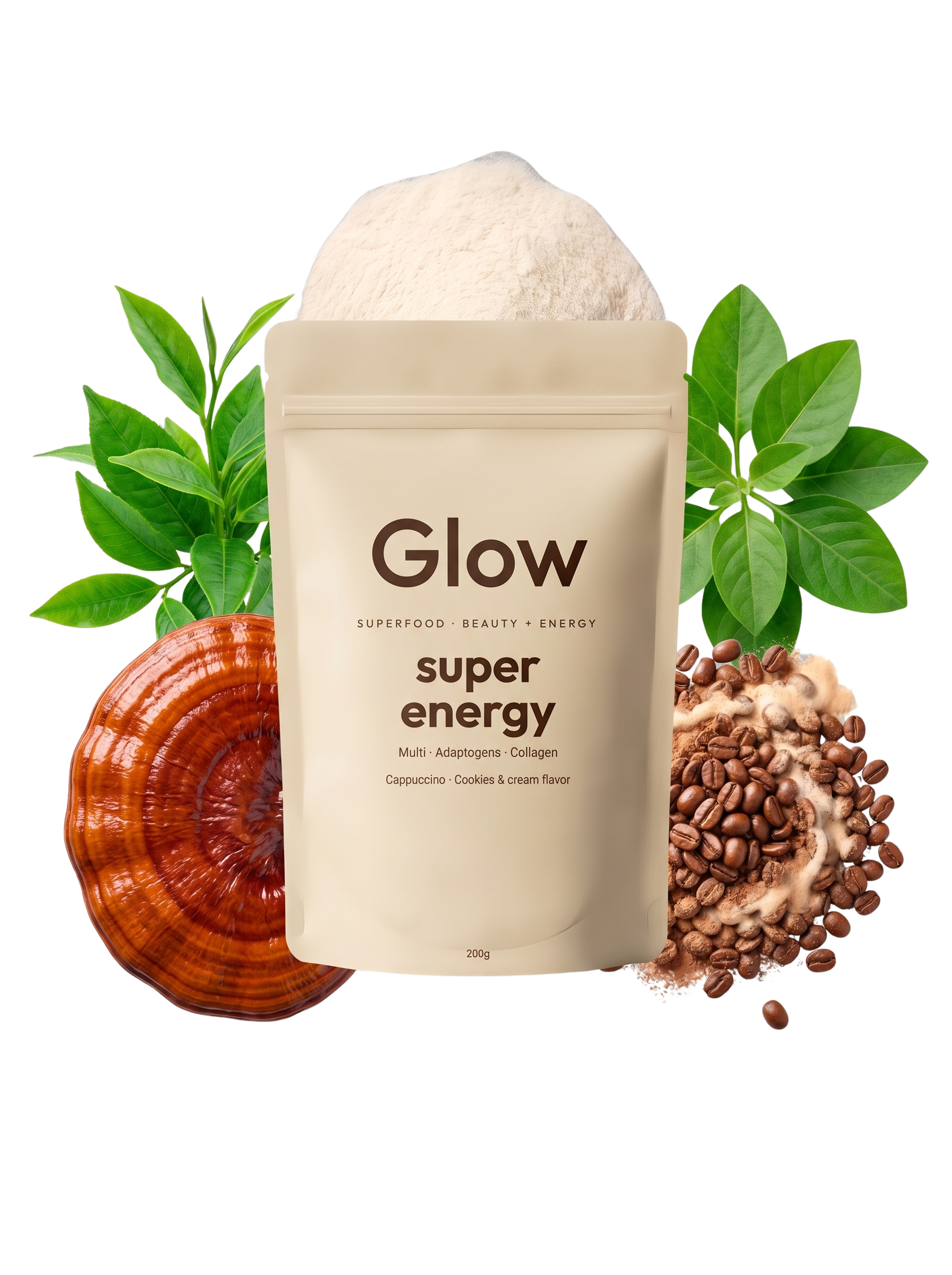 GLOW SUPER ENERGY — רכיבים